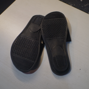 Sandal Wanita Sandal Slop Wanita Rajut Premium Rajut Warna Abu