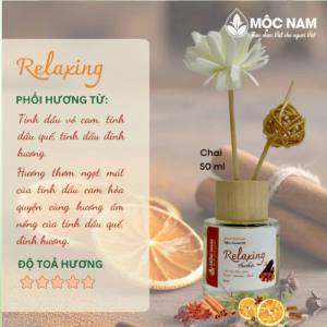 Tinh dầu khuếch tán Relaxing 50ml Mộc Nam - Ha Chi JSC
