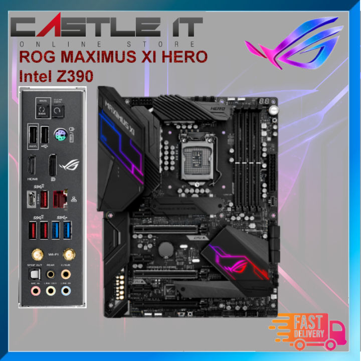 Asus Rog Maximus Xi Hero Bundle Core I9 9900k Intel Lga1151 Motherboard