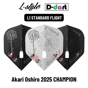 L STYLE DARTS FLIGHT - (L1 STANDARD) L1 PRO FLIGHT L PRO DART FLIGHT (SAYAP ARROW)