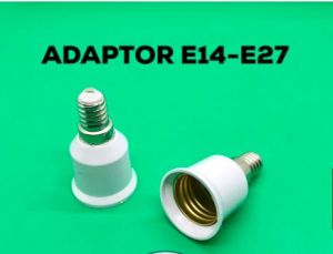 ADAPTOR CONVERTER SAMBUNGAN FITTING E14 ke E27 LAMPU HIAS GANTUNG Fiting Sambung E14 To E27 ATN