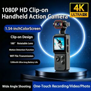 NEW 4K WIth Wifi HotspotCamera Portable Digital Video Recorder Body Camera Night Vision DVR Miniature Camcorder