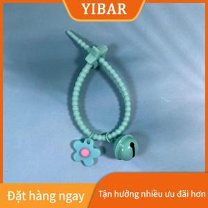 YIBAR Ngọt Ngào Kẹo Màu Hoa Chuông Keychain Silica Gel Hoa Keyring Cho Cô Gái Túi Mặt Dây Chuyền Ba Lô Trang Trí