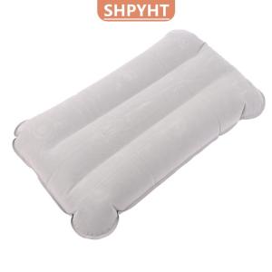 [COD] SHPYHT SPORTS Portable Inflatable Flocking PVC Pillow Camping Sleeping Air Pillow For Travel Outdoor Hiking Flight Foldable Head Rest Pillow