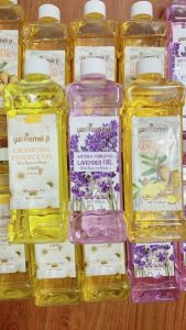 Dầu massage body gừng hoa hồng hoa cúc hoa lavender 550ml chuyên dùng cho spa thẩm mỹ viện