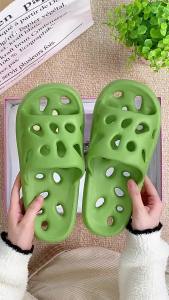 WomenS Summer Indoor Bathroom Slippers Water-Draining Non-Slip Hollowed-Out Plastic Sandals For Bathing And Bathroom Durable For Men
