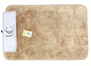 URBAN CURTAIN SHOP DOORMAT 38*58CM FLOCKED IS ROUND IN SIZE