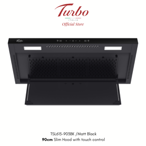 Turbo Italia – TSL615-903 Series 90cm Slimline Hood with built-in air curtain touch & sensor control