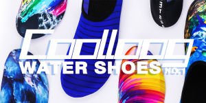 Coolloog Water Sports Shoes Barefoot Quick-Dry Aqua Yoga Socks Slip-on beach shoes for Men Women