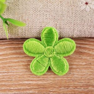FANI Small Flower Dress Kids Bags Clothing Accessories Embroidered Clothes Decorative Applique Embroidery Stickers Iron On Patches Sewing Patch