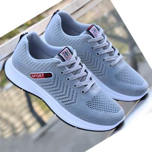 Korean Mens Running Shoes for Outdoor Hiking and Travel - Breathable Sports Shoes - Closed Runner