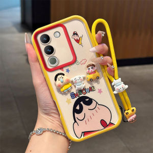 เคสโทรศัพท์ OPPO A5 A5X A5i Pro A3 Pro 5G 4G ซิลิโคนปลอกอ่อนพร้อมสายคล้องตุ๊กตาฤดูร้อนสีมาการองน่ารัก3D เลนส์ป้องกันด้านหลังกันกระแทก