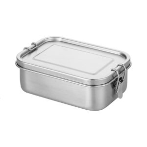 850ML Stainless Steel Lunch Box with Separate Compartment Container for Freshing Meals Home Office or School Use