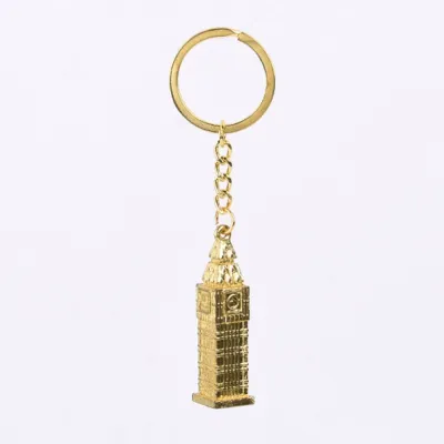 CANGMOTION Bag Accessories England Keychain Zinc Alloy Vintage London Keychain Kawaii O-Shaped Buckle Bus Keyrings Travel Souvenir