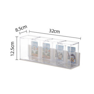 Zeekea Display Case for Collectibles Assemble Clear Box Alternative Glass Case for Display Organizing Toys