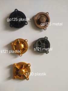 TUTUP POMPA air CASING COVER pilih BESI plastik pvc metal kuningan cap impeler 121 125 150 130 129 100 126 128 135 200 water pump