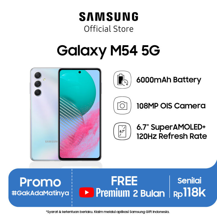 Samsung Galaxy M54 5G 8/256GB L Camera 108 MP L 6000mAh 25W Super Fast ...