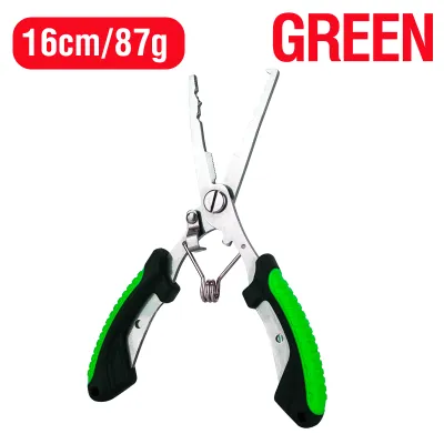 1PCS 3 Colors Braid Cutters Split Ring Pliers New 2023 Stainless Steel Fishing Pliers Hook Remover Rubber Handle Saltwater Resistant Fishing Gear Multifunctional Fishing Accessories
