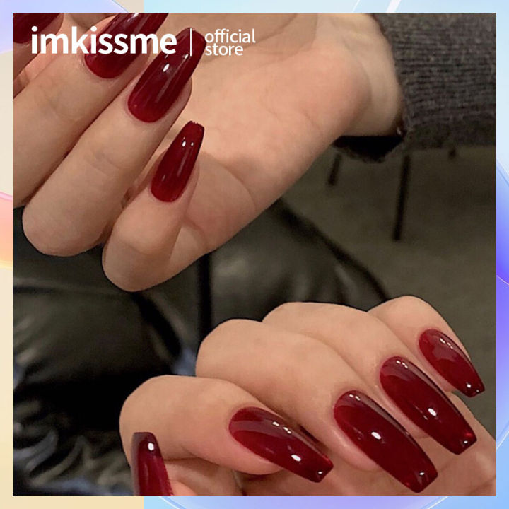 100+ Mẫu nail màu đỏ hấp dẫn cho nàng thêm tự tin - Zicxa | Solid color  nails, Fake nails with glue, Nail tips