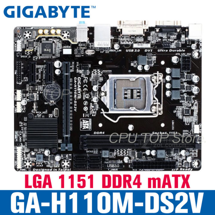 ⚡️GIGABYTE H110M-DS2V H110M-S2 H110M-DS2 H110M-S2H Desktop Motherboard ...