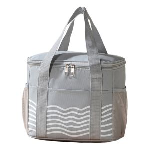 YUONG Waterproof Thermal Lunch Bag Oilproof Large Capacity Food Thermal Tote High Quality Thickened Oxford Cloth Insulation Storage Pouch Outdoor Picnic