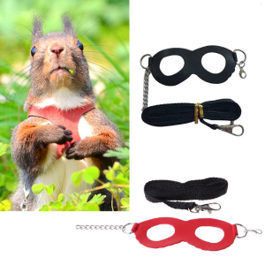 Multipurpose Hamster Harness Vest Leash Rope Adjustable Mouse Baby Rabbit Squirrel Walking Roper for Small Pet Animals