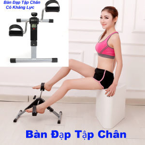 Xe Đạp Mini CyCle Tập Tại Nhà - Phục Hồi Chức Năng Có Hiện Thị Đồng Hồ Số Vòng Thời Gian Ngày Giờ
