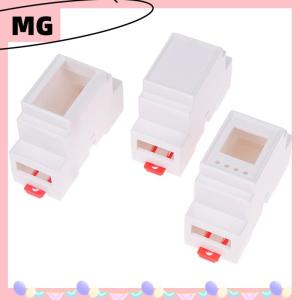 【Magical House】 [ New Hot Fashion] 1PC DIN Rail PLC Junction Box Plastic Electronics Box Project Case 4Colors 88x37x59mm 35-Rail Mounting Instrument Housing