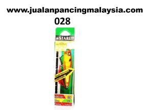 Starlit Popper 3DS SHL502 6.5cm / 7g / Floating / Top water Lure 4D Sebarau Hampala