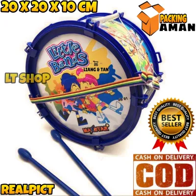 ( BISA COD ) PROMO Mainan Jazz Drum Single Set Besar / Mainan Anak Alat Musik Mini Drum / Mainan Edukasi Anak / Mainan Anak Laki Laki / Mainan Anak Perempuan SNI Murah