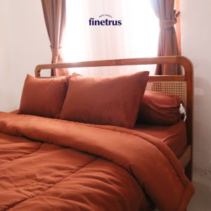 Finetrus - Bedcover Set Sprei Tinggi 25cm UK 120/160/180 cm