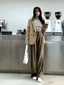 Loose Pants Trousers Wanita - Celana Anti Kusut - Celana Kulot Wanita - Celana Kantor