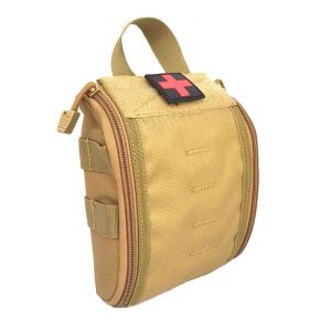 Emergency Bag Camping Tactical Molle Bag Kit Pouch Survival Gear Bag First Aid Kit Pouch First Aid Pouch Tactical Medical Bag Multi Functional Waist Bag Pack Camping EMT Emergency Case Survival beg Kecemasan