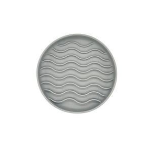 CARING PETS กลมกลมๆ ชามให้อาหารสุนัขแบบช้า ซิลิโคนทำจากซิลิโคน ป้องกันการสำลัก จานให้อาหารช้า ปริศนาตัวต่อปริศนา ปลอดสารพิษและไร้สารพิษ ชามป้อนอาหาร อุปกรณ์สำหรับสัตว์เลี้ยง