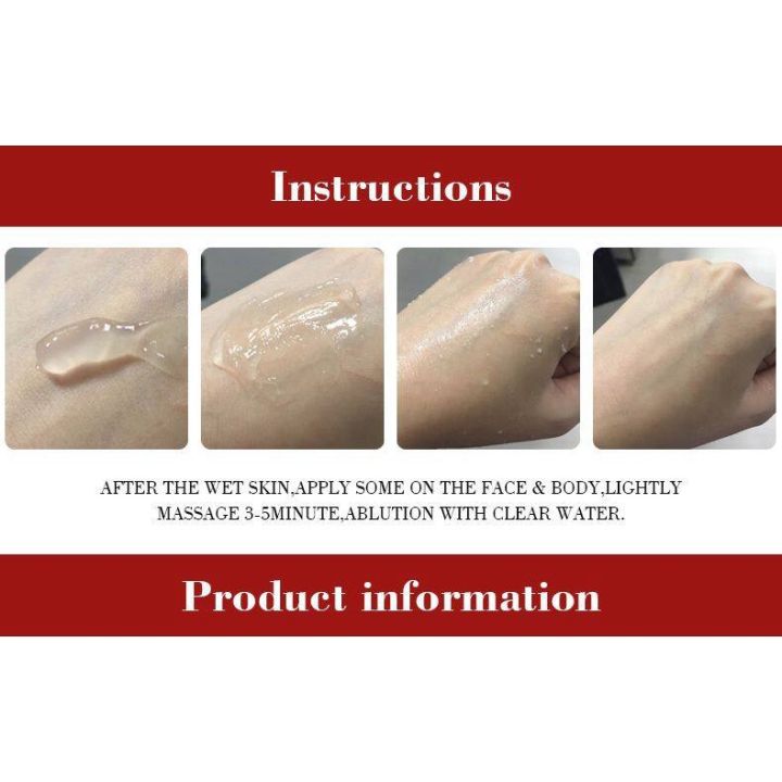 Aichun Beauty Clean Exfoliating ALOE VERA PEELING GEL Face With Amazing