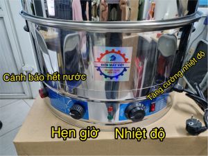 [ BẢO HÀNH 2 NĂM ] Nồi Hấp Xôi Bằng Điện Size 52CM 3 Tầng Hấp
