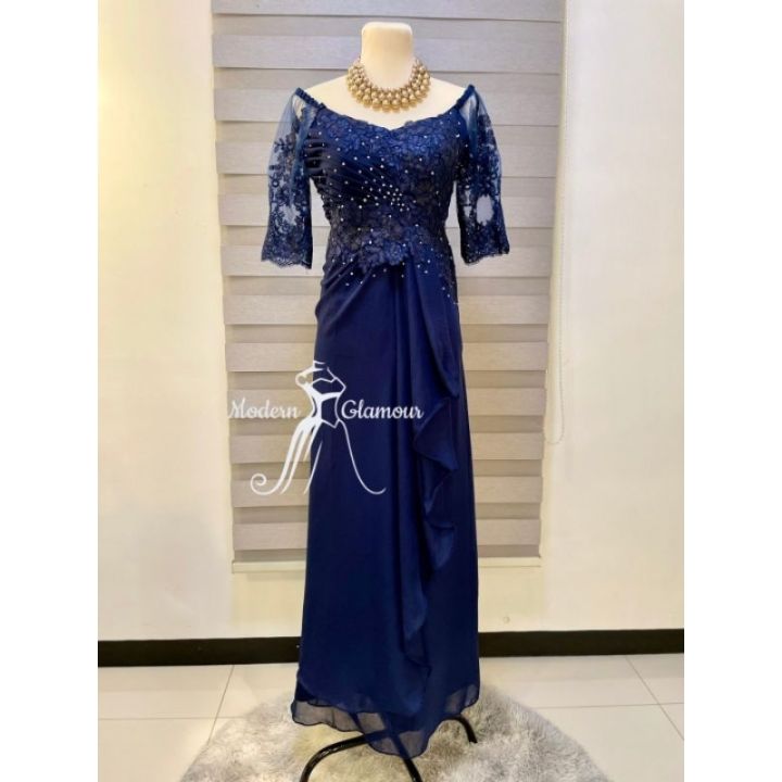 CORY Design Mother Dress, Ninang Gown, Principal Sponsor Gown, Formal ...