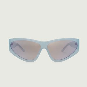 Sunnies Studios Zoe (Polarized Wraparound Cateye Sunglasses Shades for Men and Women)