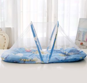 Kasur Lipat Kelambu Bayi Lindungi Baby Anti Nyamuk Set Tempat Tidur Anak Balita Aman Nyaman