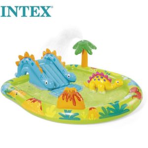 UMI INTEX Theme Children Kids Swimming Pool With Slide Playground Inflatable Kolam Renang Budak 57162/57444/57453/57147