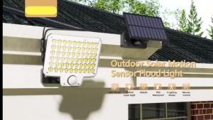 OOKAS 234LED Solar Light Super Bright Outdoor LED IP65 Waterproof Sensor Street Lamp With Remote
