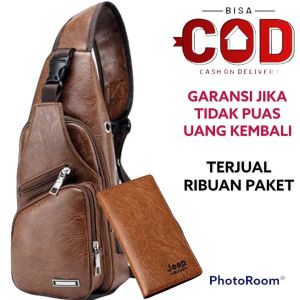 Tas selempang kulit import Tas pria terbaru Tas Selempang Distro Tas Pria Tas Slempang Distro Anti air Tas Slempang Kekinian Tas Slempang Kulit pria