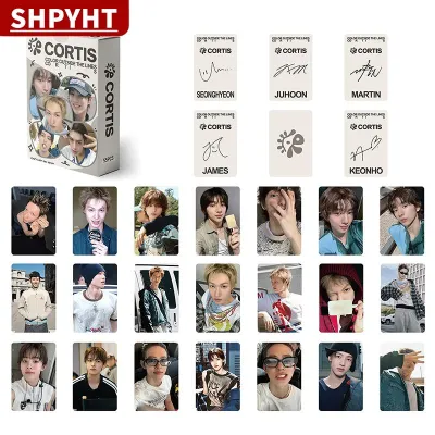 [COD] SHPYHT TOY 55Pcs Set Laser Card Kpop Idol CORTIS New Album Series Lomo Cards Postcards Printd Photocards Fans Gift Collection
