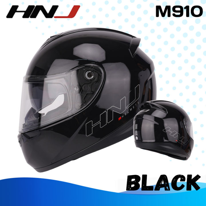 HNJ M910 Plain Men's Full Face Motorcycle Helmet Dual visor Motor Helmet  Women Universal Lazada PH