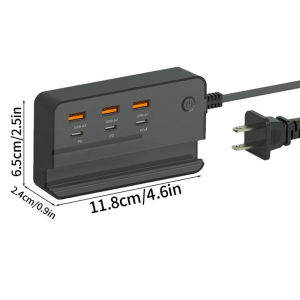 5/6/10 USB Ports Quick Charge Charger Station Dock with Cable 60W for iphone ipad PC Kindle Multi USB Charger