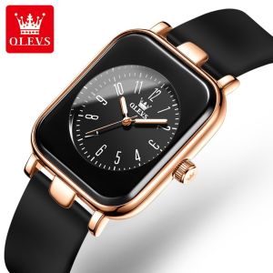 OLEVS 9961 Waterproof Quartz Women Wristwatch Fashion Silicone Band Watches For Women