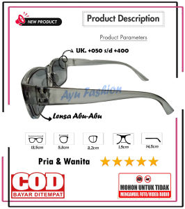FREE CASE - Kacamata Baca Plus (+) Fashion Style Pria Dan Wanita Kekinian  +0.50 s/d +4.00 / Kacamata Rabun Dekat Kacamata dewasa kekinian bestseller Terbaru dengan lensa anti silau