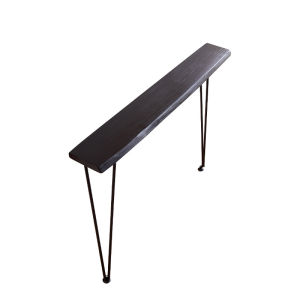 Solid Wood Entryway Table Creative Wall-Mounted Console Table for Hotel and Homestay Ultra-Narrow Corridor Table