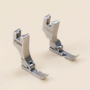 ซิป P36LN P36N 1ชิ้นเท้าซ้ายและขวาด้านเดียวของรถแบนอุตสาหกรรมอุปกรณ์เย็บผ้าสำหรับนักร้อง Juki