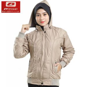 BLESSHER Jaket Harian Motor Wanita Parasut T-BAG